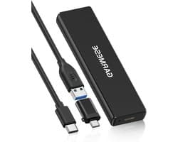 Externe SSD - Draagbare Opslag - Snelle Data Overdracht - USB 3.2 Gen 2 - 500 GB - Zwart