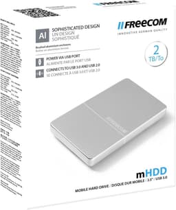 Externe Mobiele Harde Schijf USB 3.0 Metalen Behuizing 1TB — thumbnail 3