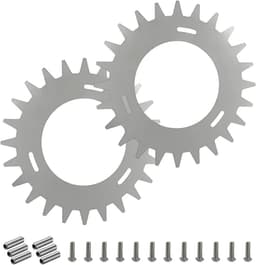 Grasmaaier Spikes - Antislip Grip - Verbeterde Tractie - Duurzame Metalen Constructie - 1 Set - Zilver — thumbnail 2