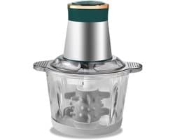 Elektrische Keukenmachine - Multifunctionele Hulp - Eten Bereiden - Krachtige 500W Motor - 3L Kom - Zilver