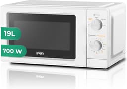 Compacte Magnetron 19 Liter Wit - 700W met 5 Vermogensstanden en Ontdooifunctie — thumbnail 1