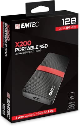 Snelle 128GB Externe SSD - USB-C 3.1 Gen 1 - Compact en Schokbestendig — thumbnail 3