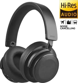 WiseQ ANCX100 Noise Cancelling Koptelefoon – Draadloze ANC Koptelefoon Bluetooth aptX – Over Ear – 30 Uur Batterij – Met Microfoon – Zwart — thumbnail 1