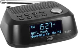 Trevi - Elektronische klokradio met digitale ontvager, DAB / DAB+, RC 80D4 DAB, zwart — thumbnail 4