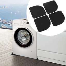 4 wasdroger pads - Antislip - Wasdroger voetstuk - Trillingsmat / trilmat / dempingsmat - Set van 4 — thumbnail 2