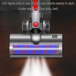 Elektrische roterende borstel Turbo compatibel met Dyson V7 V8 V10 V11 V15 - met led-verlichting — thumbnail 2