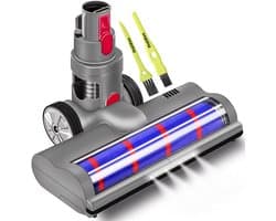 Elektrische roterende borstel Turbo compatibel met Dyson V7 V8 V10 V11 V15 - met led-verlichting