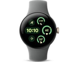 Google Pixel Watch 3 LTE 41mm Aluminium Case Champagne Gold - Hazel Band