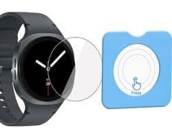 Screenprotector geschikt voor Samsung Galaxy Watch 8 44mm – Gehard Glas Screen Protector + Installatietool