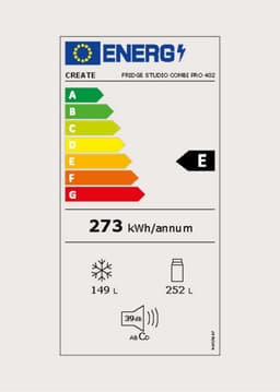 CREATE - 401L koelkast in Italiaanse stijl met Space Pro en Care+ - Roestvrij staal - FRIDGE STUDIO COMBI PRO FLEX 401 — thumbnail 2