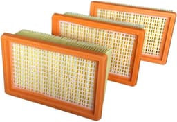 Verpakking van 2 vervangende filters voor Kärcher WD4 WD5 WD6 MV4 MV5 MV6 stofzuiger- geplooid en plat — thumbnail 5