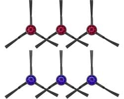 Geschikt voor Eureka E10S E20 Plus robotstofzuiger: vervangende zijborstelset (6 stuks)