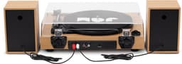 Jam - Bluetooth Platenspeler met speakers - Met Passieve boekenplank Speakers - LP Speler - Ingebouwde Stofkap — thumbnail 2