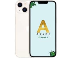upcycle it Apple iPhone 13 (Refurbished) Grade A 15,5 cm (6.1") Dual SIM iOS 17 5G 128 GB Wit