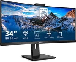 Philips 346P1CRH - QHD Ultrawide Webcam Monitor - USB-C 90w - KVM-Switch - 34 inch — thumbnail 6