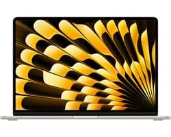 Apple MacBook Air Apple M M3 Laptop 38,9 cm (15.3") 16 GB 256 GB SSD Wi-Fi 6E (802.11ax) macOS Sonoma Nederlands Beige