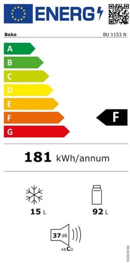 Beko BU1153N - Onderbouw koelkast — thumbnail 2