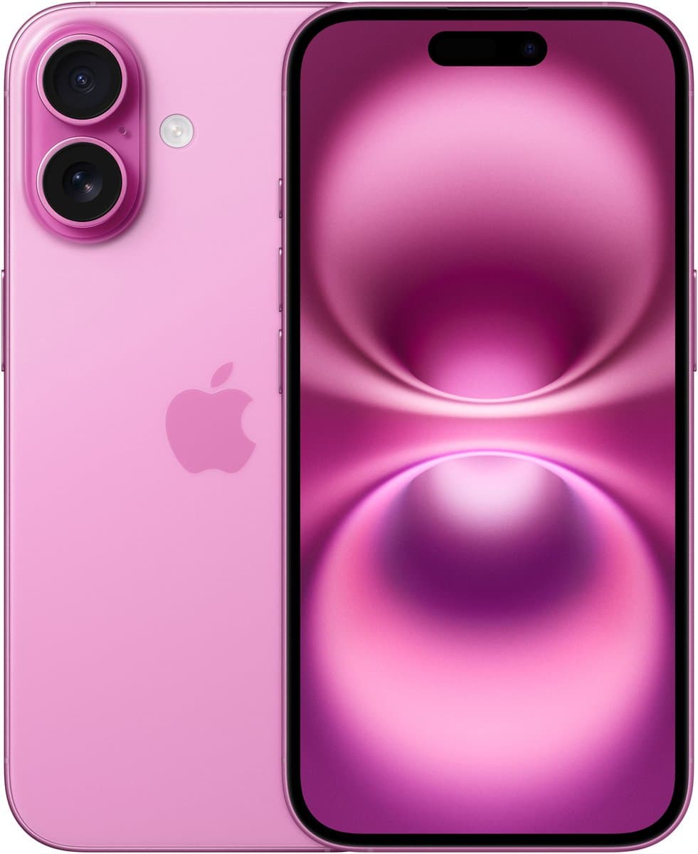 Apple iPhone 16 - 128GB - Roze — afbeelding 1