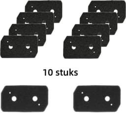 10 x Filterdroger - droger - Geschik voordroger Bosch Siemens-Spons filter- Herbruikbaar（ 228x128x20mm） — thumbnail 2