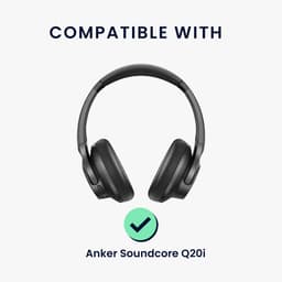kwmobile headset case geschikt voor Anker Soundcore Q20i hoes - 22,5 x 17 cm - Koptelefoon cover met rits - Neopreen en ribfluweel - In zwart — thumbnail 6