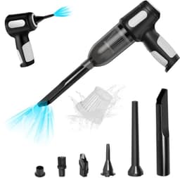 Draadloze 2-in-1 handstofzuiger en elektrische stofblazer – Accu aangedreven, mini en draagbaar met sterke zuigkracht — thumbnail 1