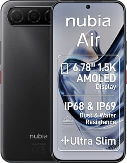 ZTE Nubia Air - 5G - 8GB/256GB - Zwart — thumbnail 1