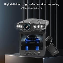 4K Dual Dash Cam met WiFi en GPS, 64 GB Geheugenkaart, Parkeermodus, G-sensor, opname en Hard-wire-kit voor in de Auto — thumbnail 2