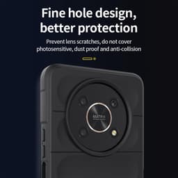 Allecto plus - Schokbestendig siliconen hoesje voor Honor Magic 4 Lite/X30/X9 5G in zwart met anti-val airbag ontwerp — thumbnail 5