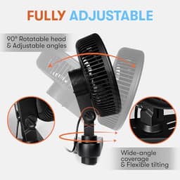 Clipventilator met EC-motor - krachtige luchtcirculatie voor kleine ruimtes — thumbnail 3