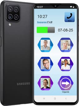 SeniorenTAB - Easy Smartphone op basis van Samsung - (Beeld)bellen via foto's - 64 GB opslag - Inclusief beschermhoes — thumbnail 2