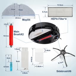 Accessoires Set voor Xiaomi Roborock S7 / S7 MaxV / S7 MaxV Plus / S7 MaxV Ultra - Vervangbare Robot Stofzuiger Onderdelen — thumbnail 3