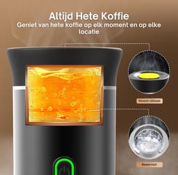 Draagbaar Koffiezetapparaat voor Onderweg - Draadloos voor in de Auto - 12 Volt - Espresso - Nespresso - Dolce Gusto - Capsule Koffie - Gemalen Koffie - Cups - Oplaadbaar - Groen — thumbnail 3
