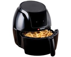 alpina Airfryer 5L - Heteluchtfriteuse 1-4 Personen - Air Fryer met Digitaal Touchscreen - Instelbare Temperatuur 80 tot 200 Graden - Timer Functie - Heteluchtoven 1800W