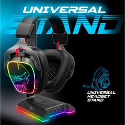 Spirit of Gamer Virtual Sentinel 7.1 Headset Standaard - Koptelefoon Houder - RGB Verlichting - USB Hub - 7.1 Virtueel Surround - Universele Aansluiting — thumbnail 5