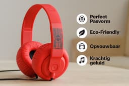 iDance SDJ750 Rood Supraaural Hoofdband koptelefoon — thumbnail 2