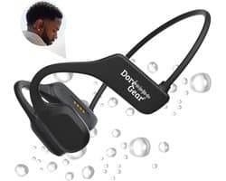 DoréGear® Audio - Bone Conduction Headphone - Open Ear Koptelefoon - 16 GB Interne Geheugenkaart - Sporthoofdtelefoon - Sport oordopjes - Draadloos - Waterbestendig - Met Case