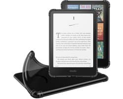 Zwarte Ultra Dunne Transparante TPU Hoes voor 7" Kindle Paperwhite en Kindle Coloursoft Signature Edition