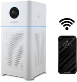 STYLIES ALPHA Luchtreiniger – 80 m² – 600 m³/u – 45 dB – 4 Snelheden – Met Luchtbevochtigingsfunctie – Timer – Display – 68 W – Wit — thumbnail 1