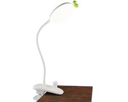 Klemlamp voor Kinderen - Dimbare LED Leeslamp met 3 Kleuren en 5 Helderheid Instellingen