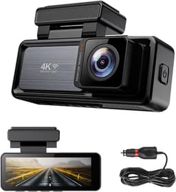 Gloovon - Dashcam - 4K Ultra HD Resolutie - 3.2 inch IPS Scherm - Met WiFi & App - Parkeermodus - Nachtzicht - G-Sensor — thumbnail 1