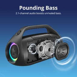 Tronsmart Bang 2 (P3000) 90W 5.3 IPX6 draagbare feestluidspreker - Blauw — thumbnail 3