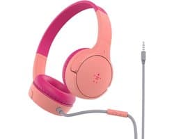 Koptelefoon kinderen met draad - Kinderkoptelefoon - Bedrade hoofdtelefoon - Veilig volume - School - Tablet - Laptop - Reizen - Muziek luisteren