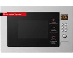 Magnetron 25 liter RVS 900W met Automenu en Grillfunctie