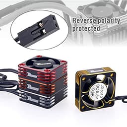 Motor Koelventilator voor RC Auto's 28000 RPM Heatsink Koeling voor 1/8, 1/10 en 1/12 Schaal — thumbnail 4