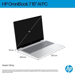 HP OmniBook 7 16-az0751nd - Laptop - Full HD - 16 inch - Intel® Core™ 5 processor 210H — thumbnail 4