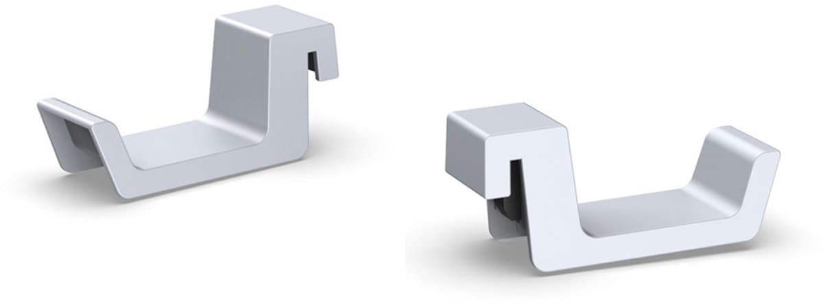 2 stucksKoptelefoonstandaard, eenvoudig mini-ontwerp, Geschikt voorSony Playstation 5 Koptelefoonstandaard, wit — afbeelding 1