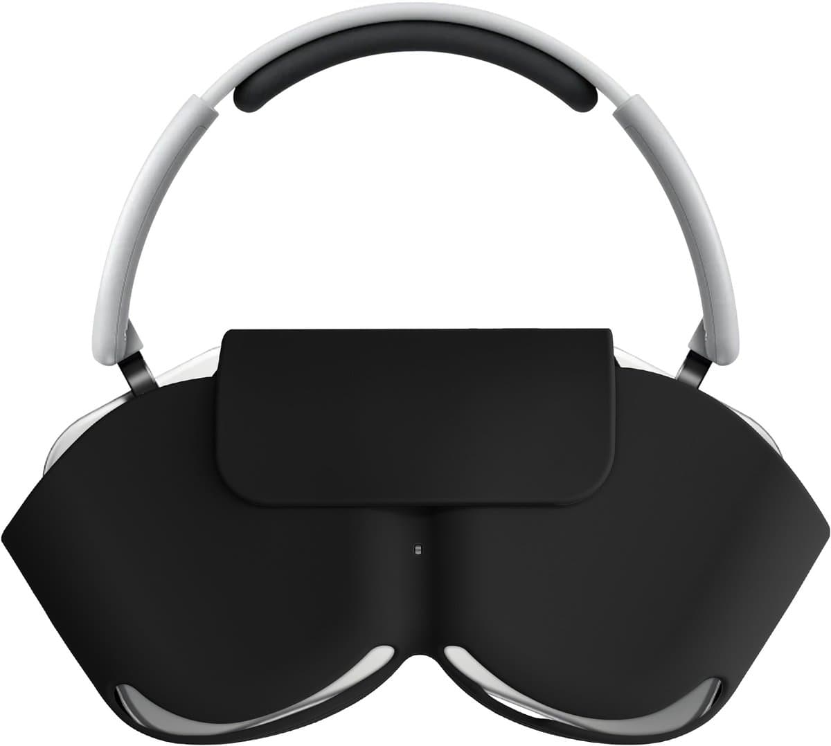 kwmobile cover voor over-ear koptelefoon - geschikt voor Nothing Headphone (1) - Van flexibel silicone - In zwart — afbeelding 1