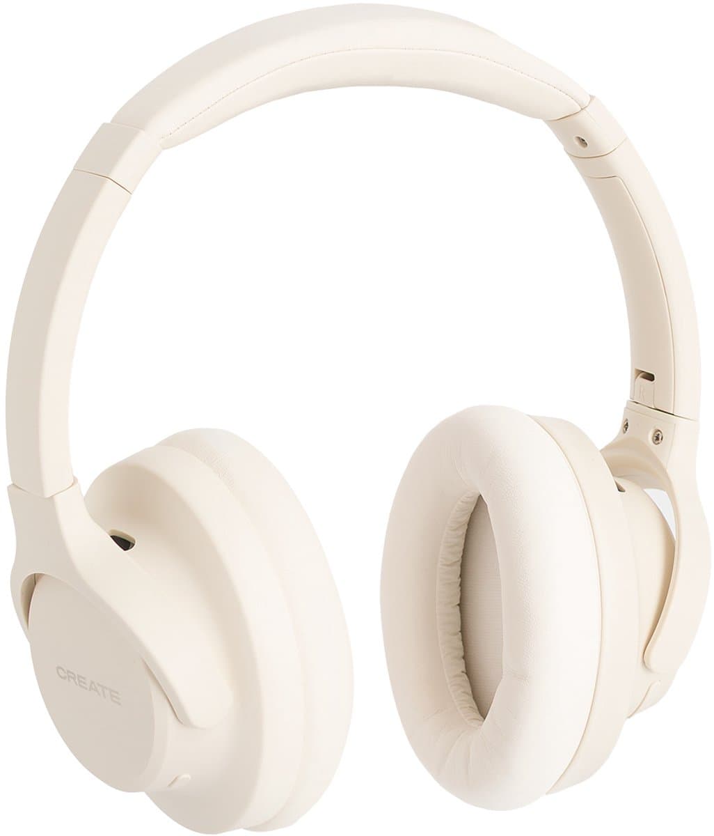 CREATE - Draadloze over-ear koptelefoon met ruisonderdrukking - Gebroken wit - HEADPHONES ANC ST — afbeelding 1