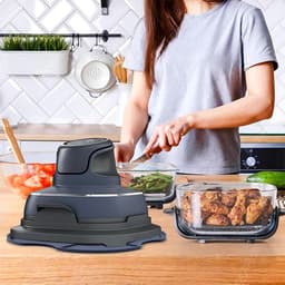 Airfryer siliconen Geschikt voor Ninja chips, draagbare glazen airfryer hotpad pannenlap Geschikt voor Ninja chips airfryer accessoires — thumbnail 3