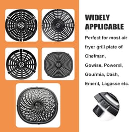 Vervangende airfryer, 4 rubberen bumpers, siliconen plaat en andere airfryer trays — thumbnail 7